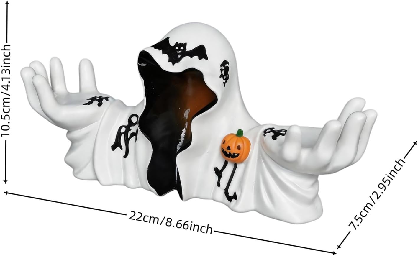 Hooded Reaper Dual Candle Holder