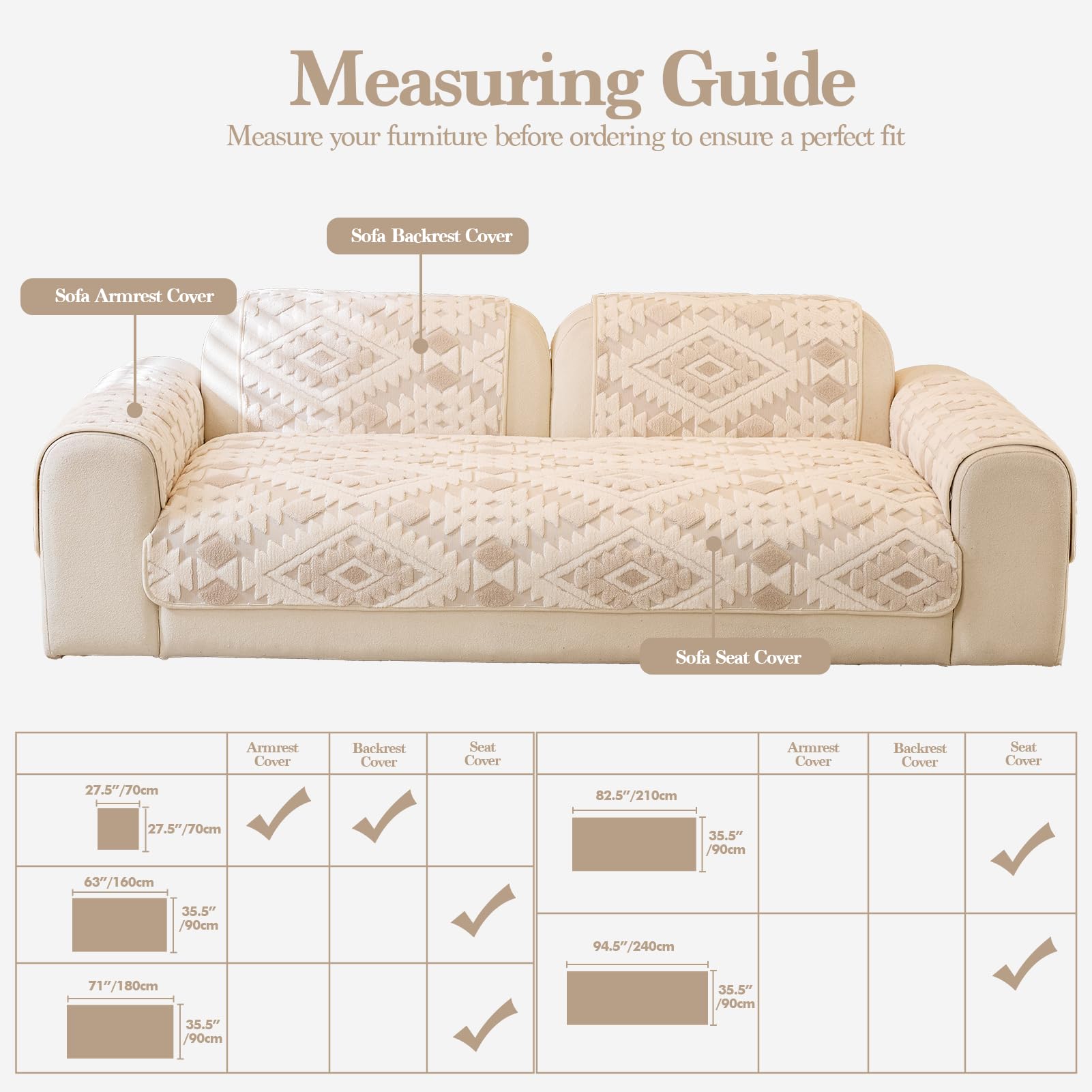 Marrakech Plush Sofa Covers