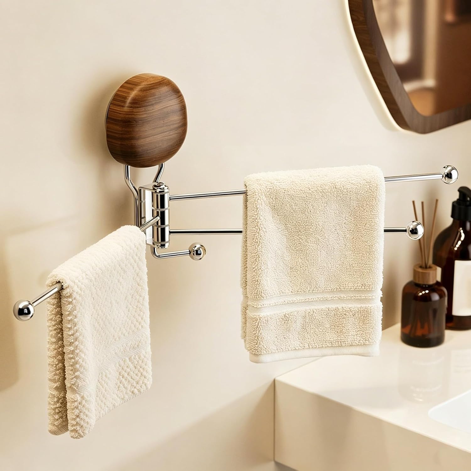 Suction Cup Towel Rack