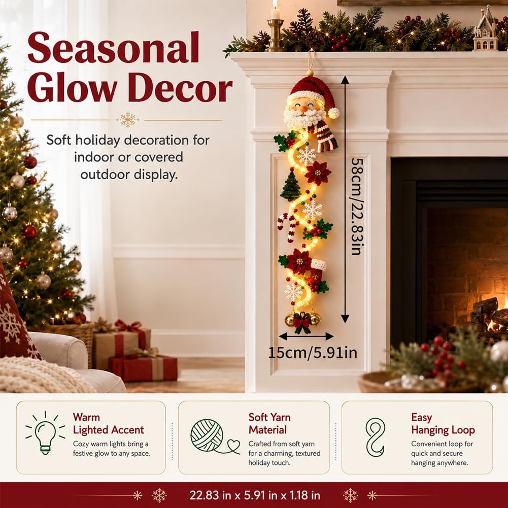 MerryCascade Christmas Hanging Lights