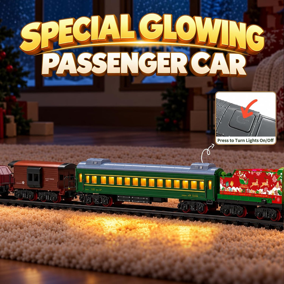 Starlight Steamer Express Train Set