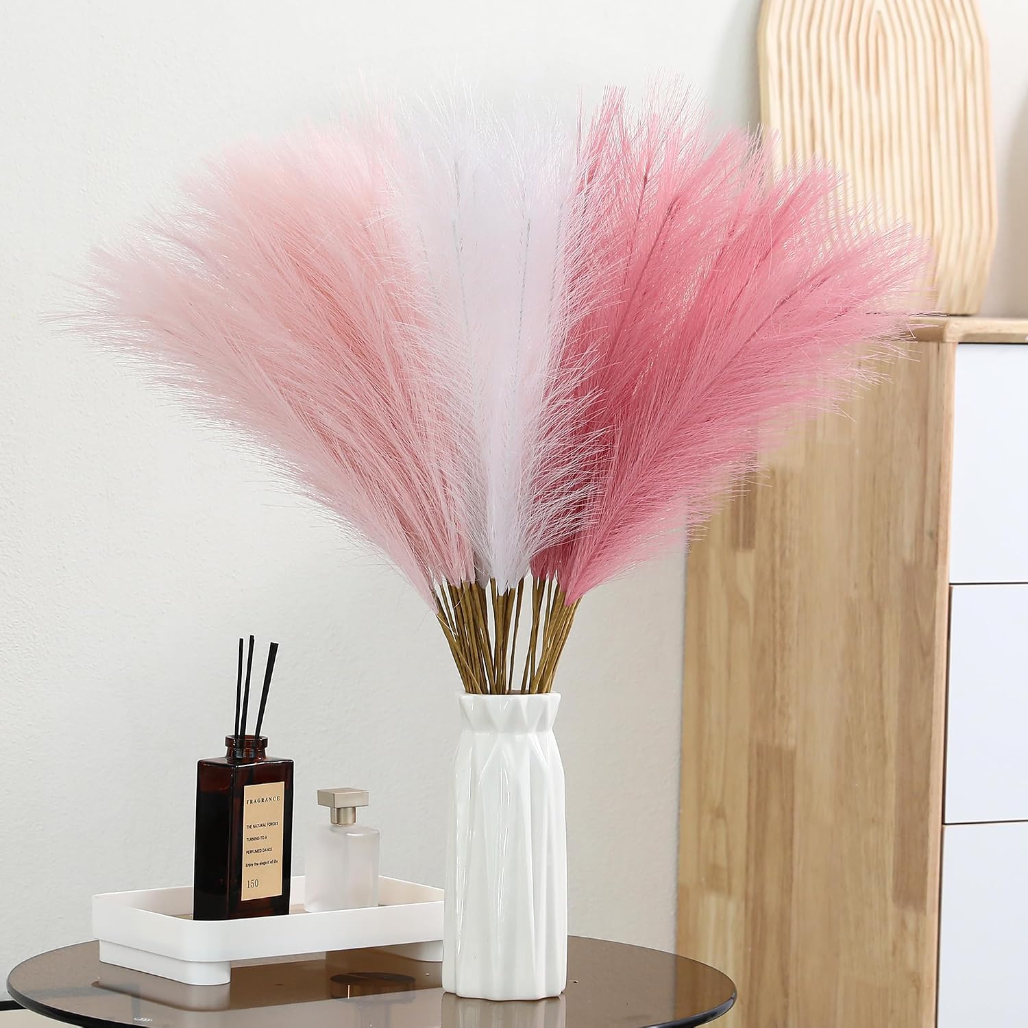 Faux Pampas Grass Decor
