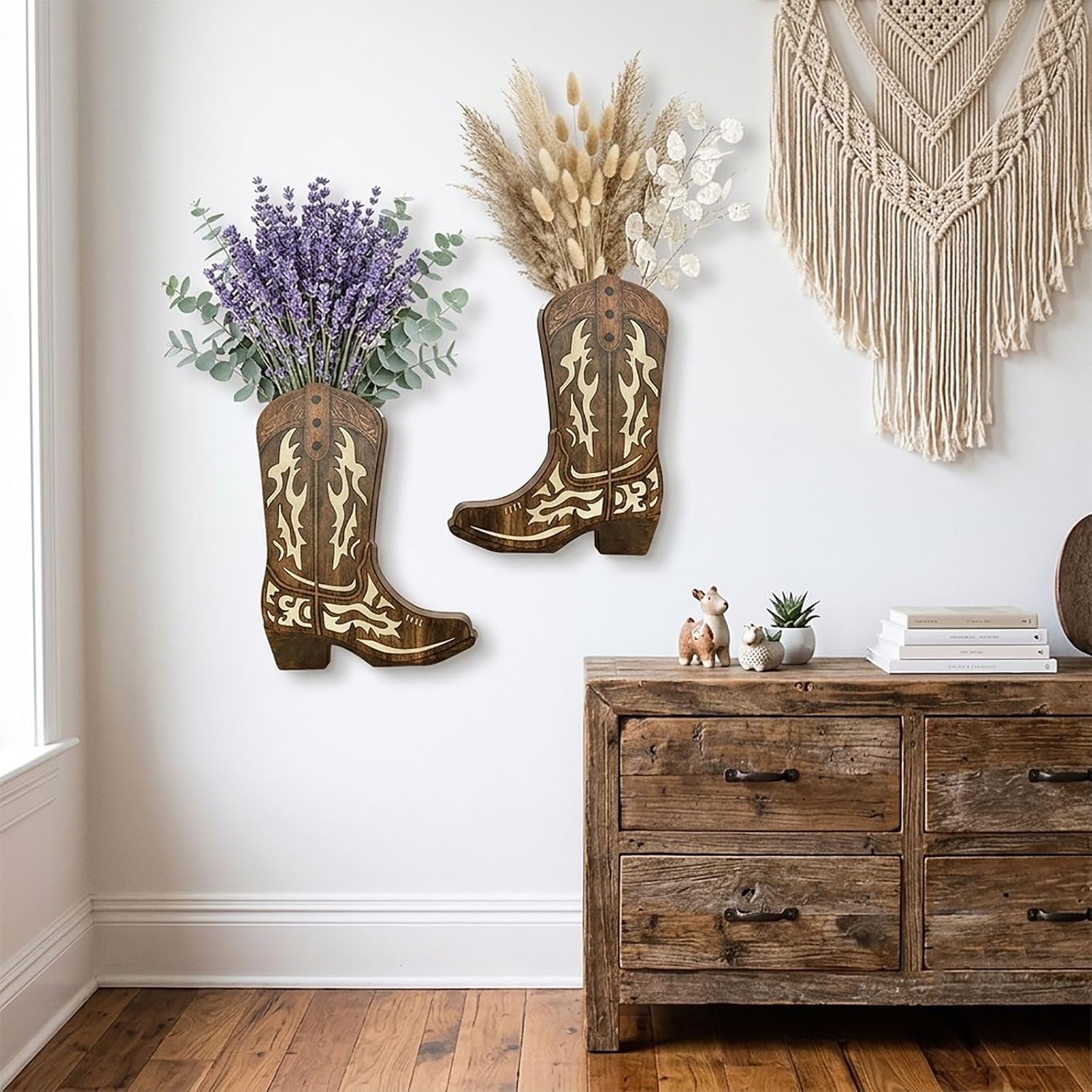 Boots & Blooms Wall Planter