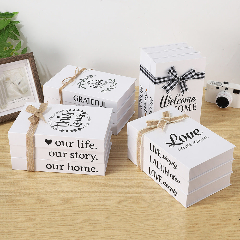 Faux Books Decorative Book Set (Set of 3)