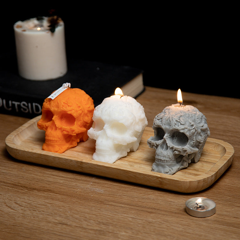 Skull & Bloom Scented Candles(2 Pack)