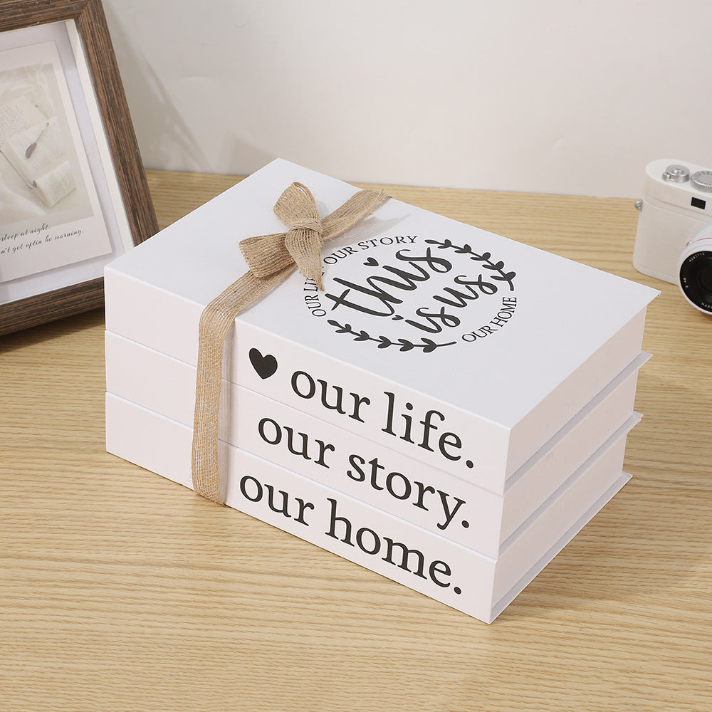 Faux Books Decorative Book Set (Set of 3)