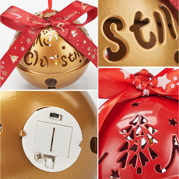 Led Christmas Bell Ornaments Set