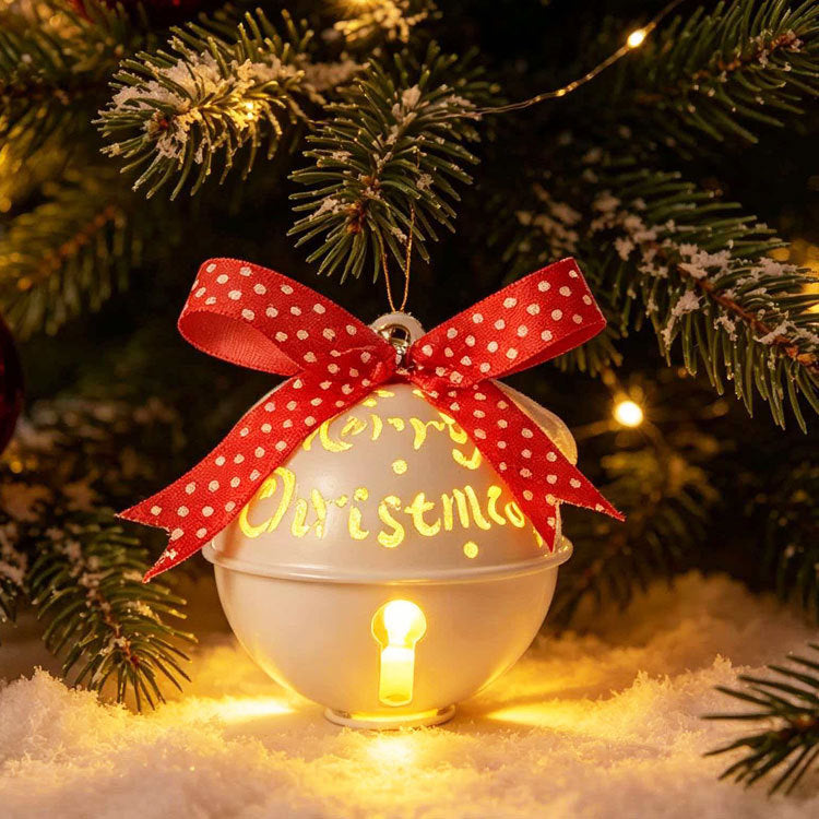 Led Christmas Bell Ornaments Set