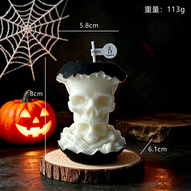 Apple Core Skull Scented Candle(2 Pack)