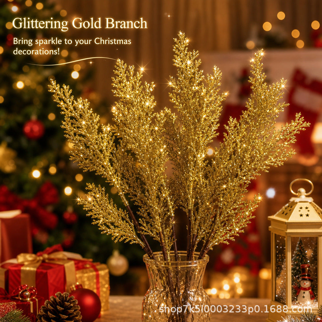 Glittering Stardust Christmas Branches 10pcs