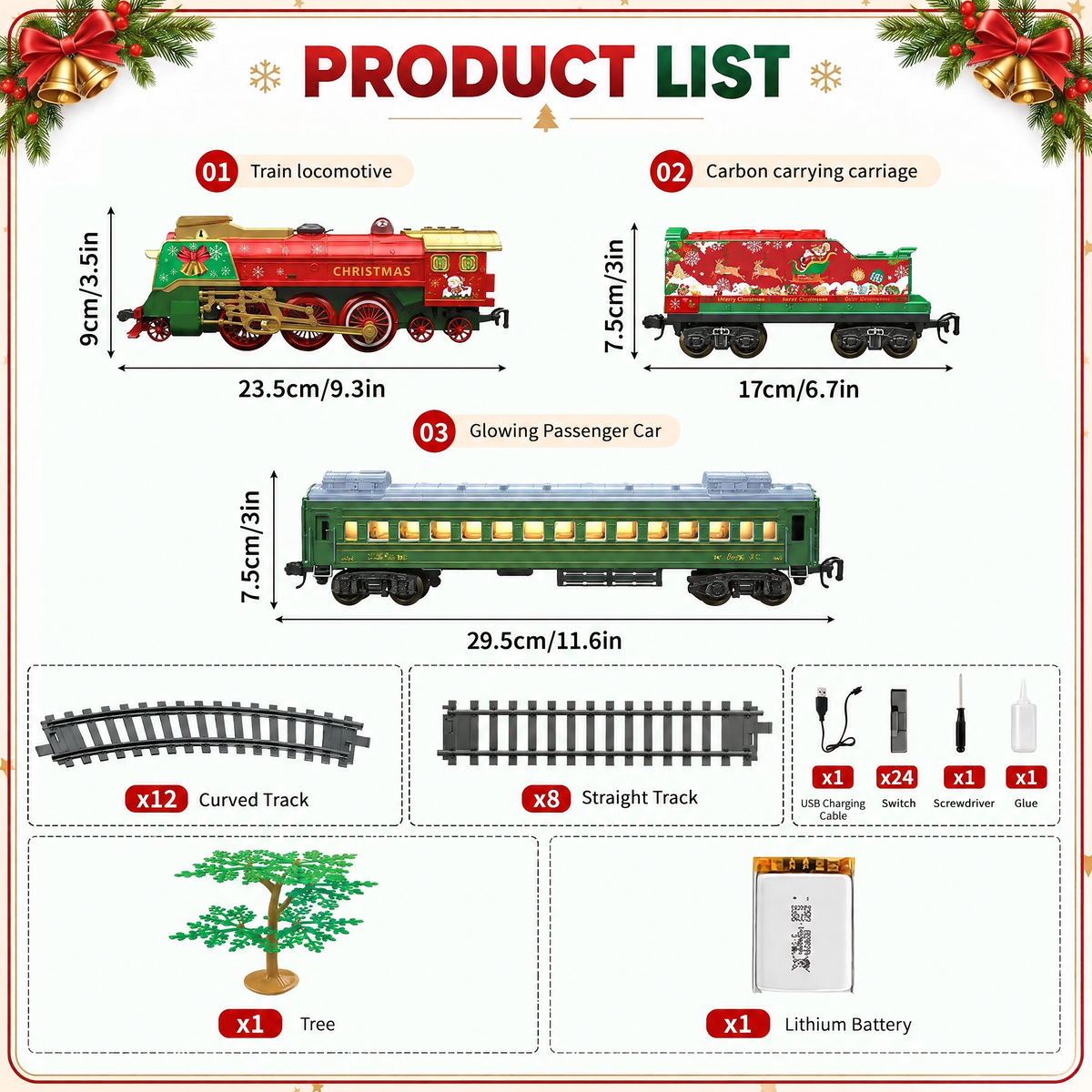 Starlight Steamer Express Train Set