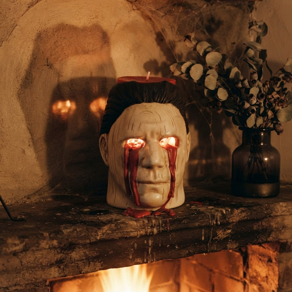 Silent Mike Bleeding Eyes Candle Holder