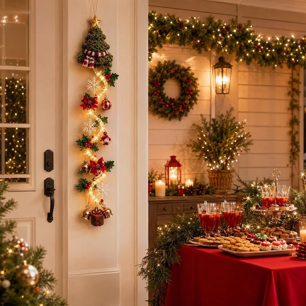 MerryCascade Christmas Hanging Lights
