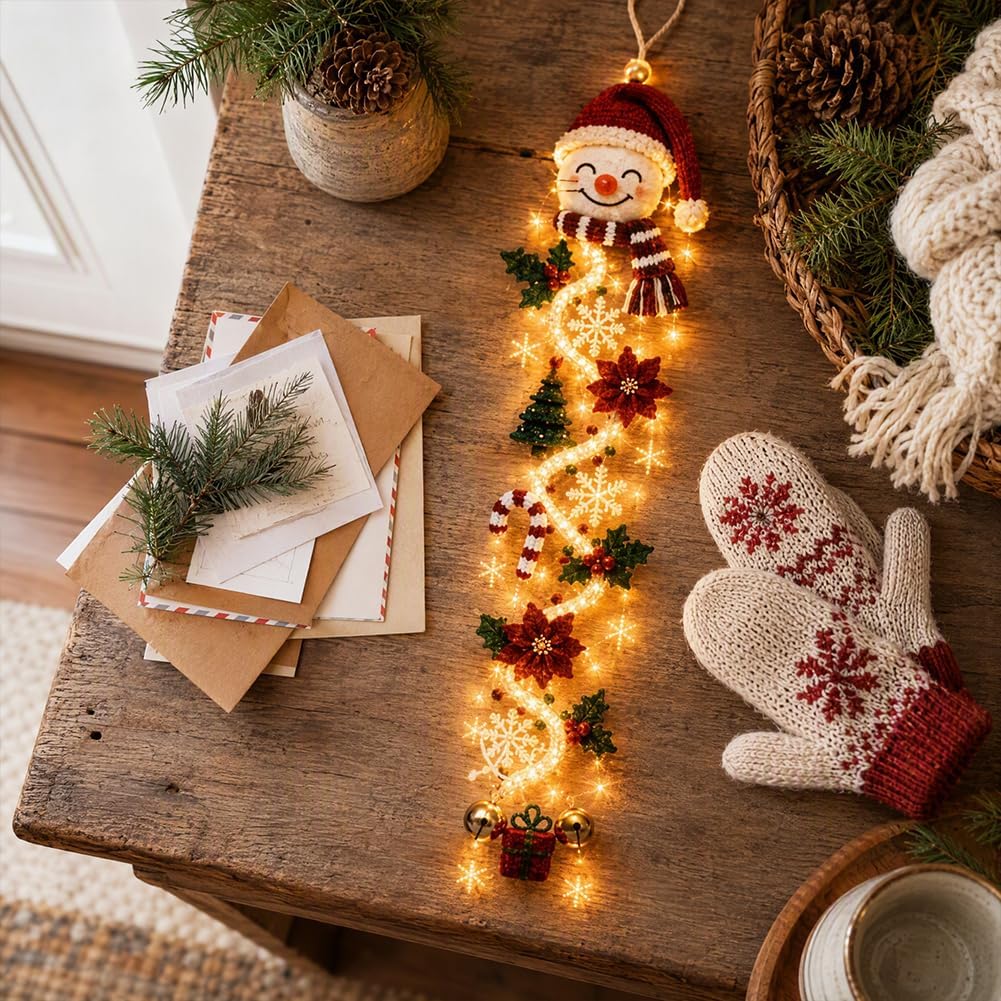 MerryCascade Christmas Hanging Lights