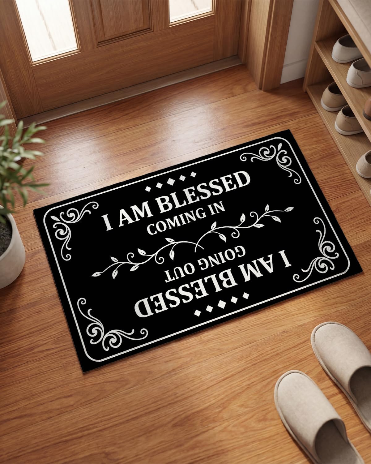 I Am Blessed Doormat – Coming In & Going Out