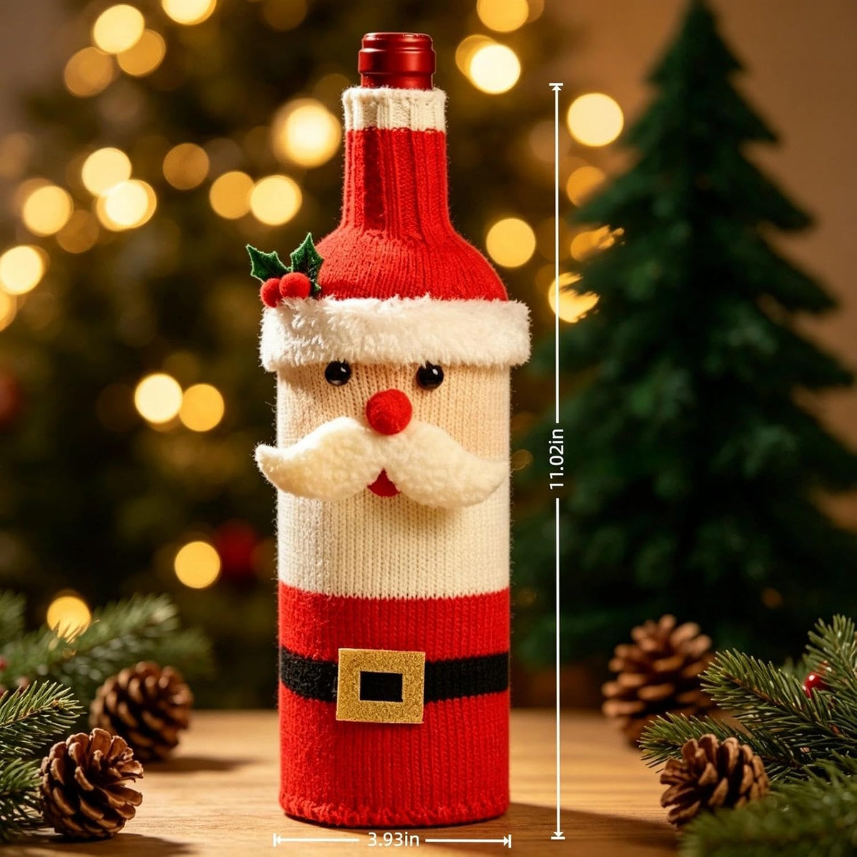 Christmas Sweater Wine Bottle Covers (Set of 5)