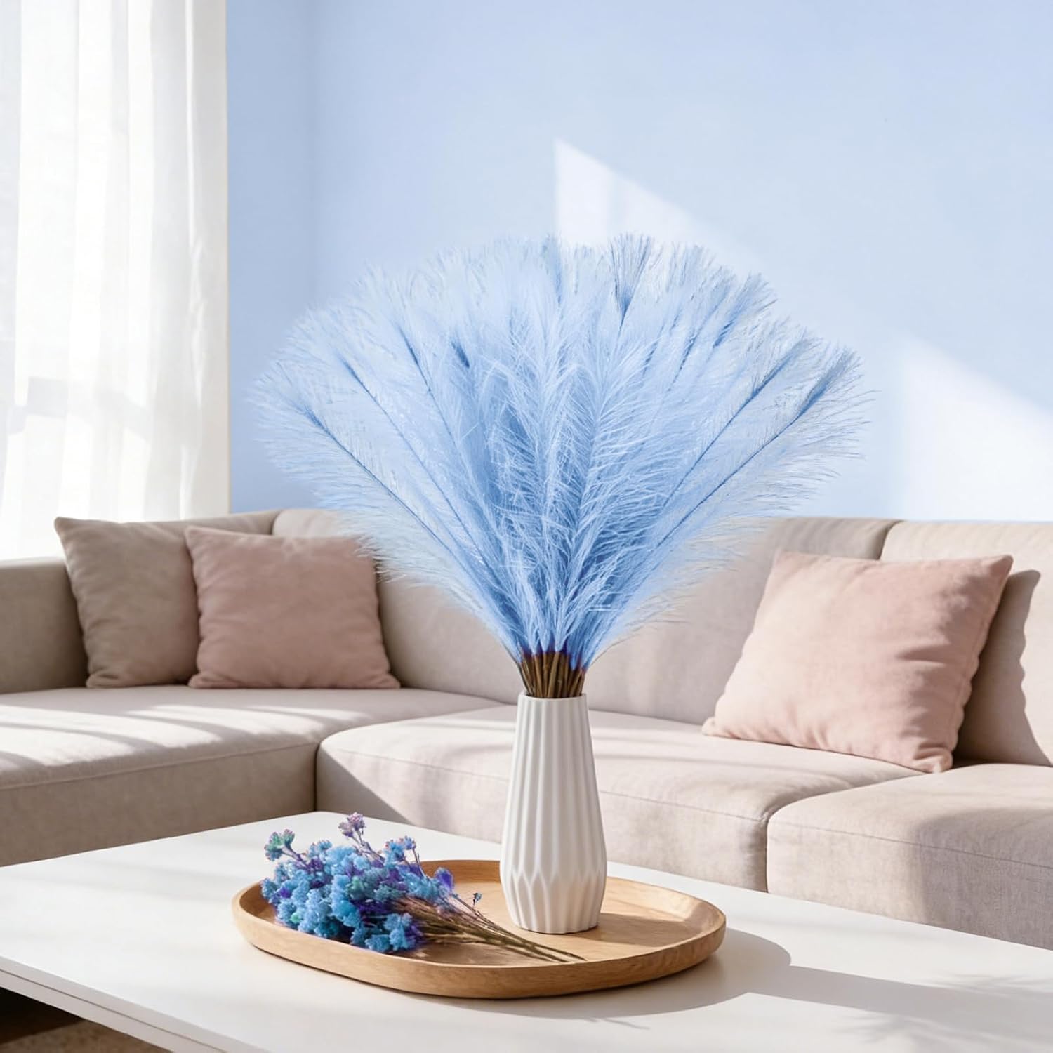 Faux Pampas Grass Decor