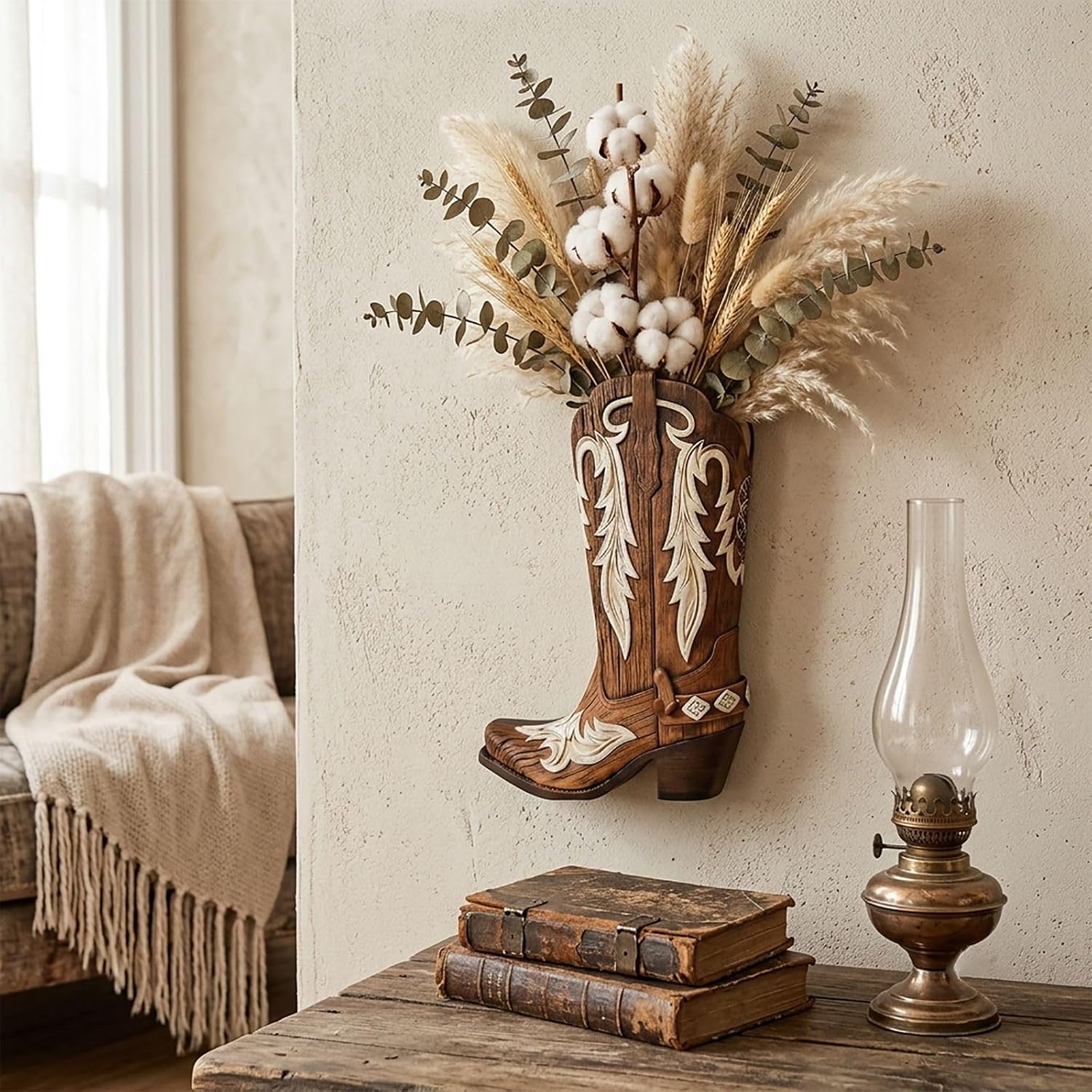 Boots & Blooms Wall Planter