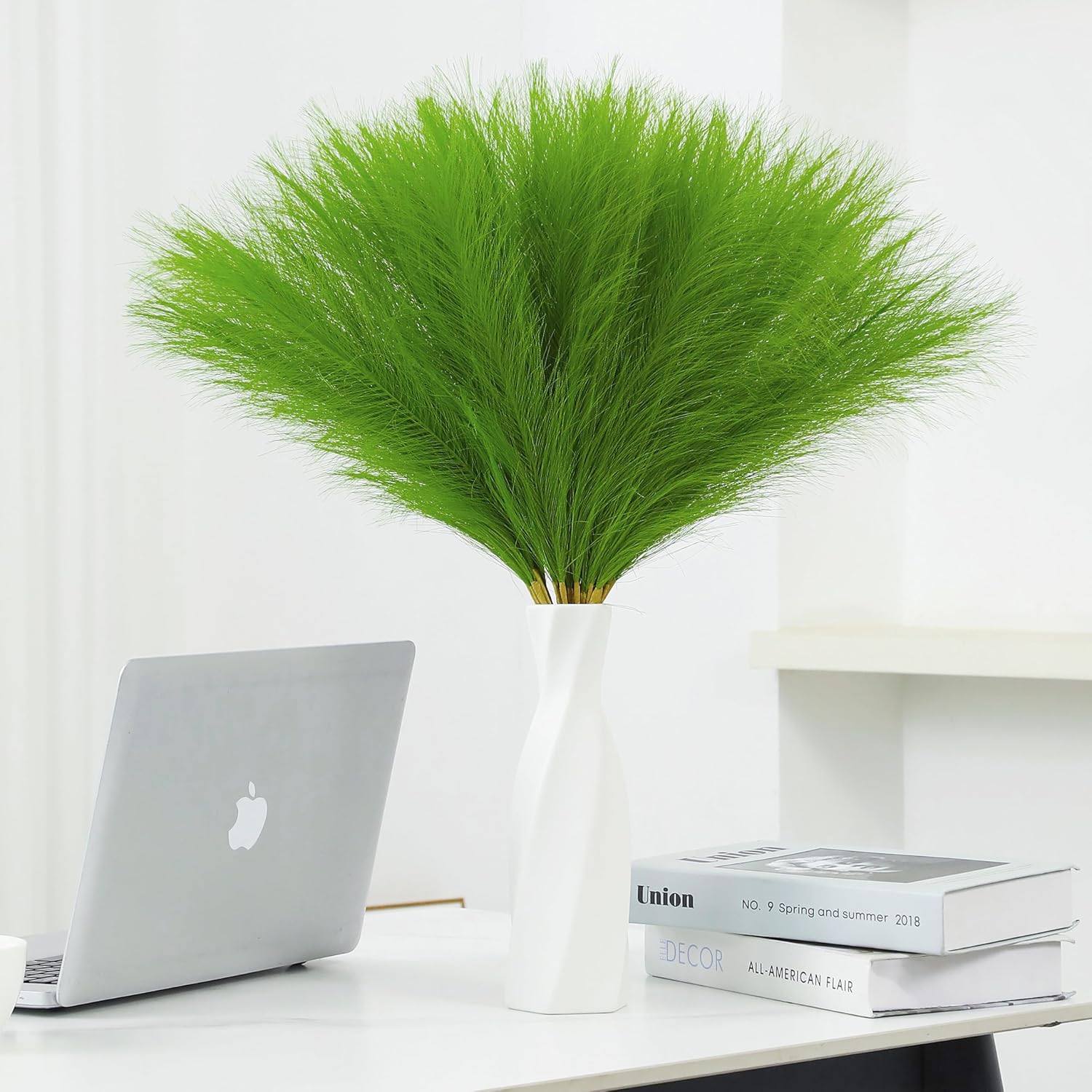 Faux Pampas Grass Decor