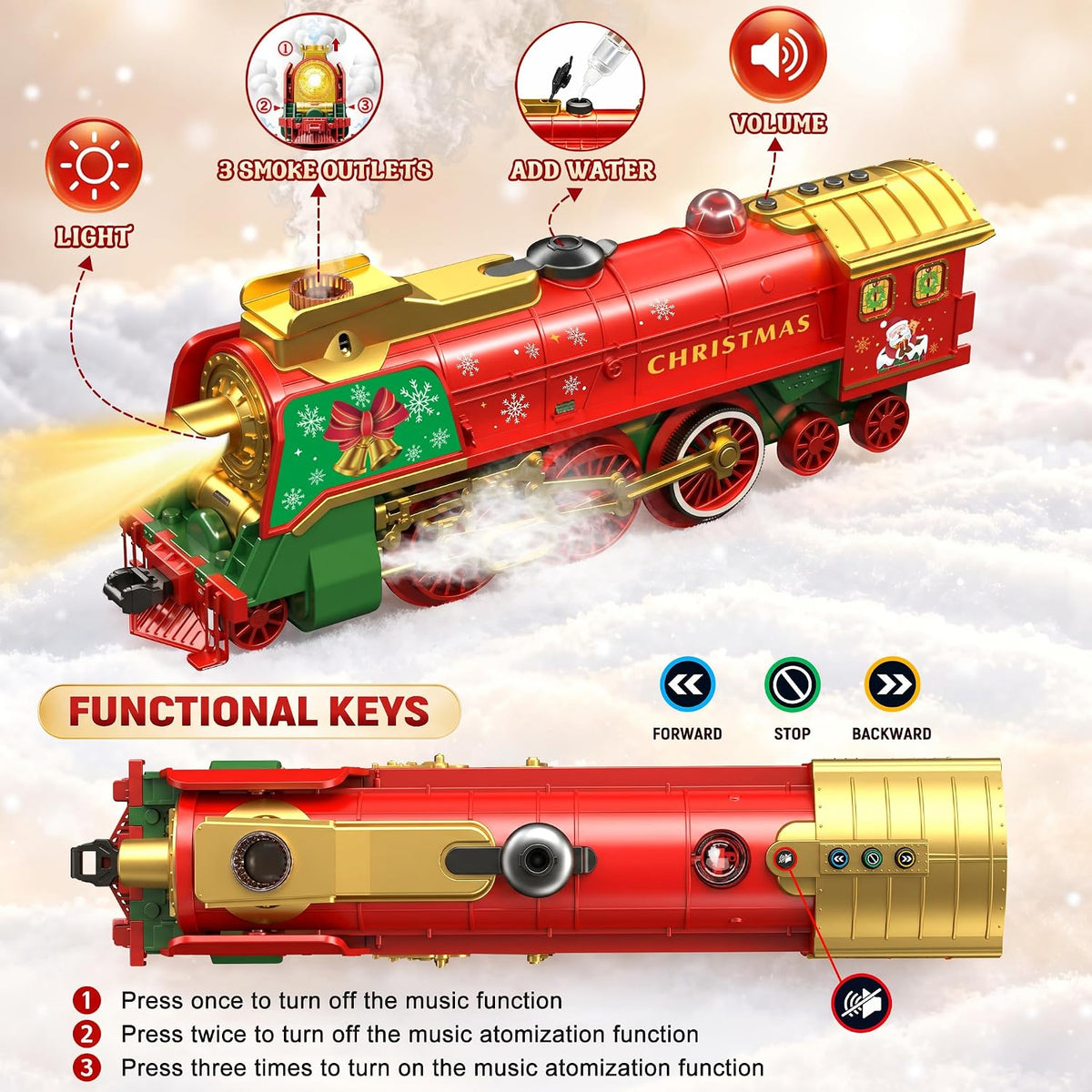 Starlight Steamer Express Train Set