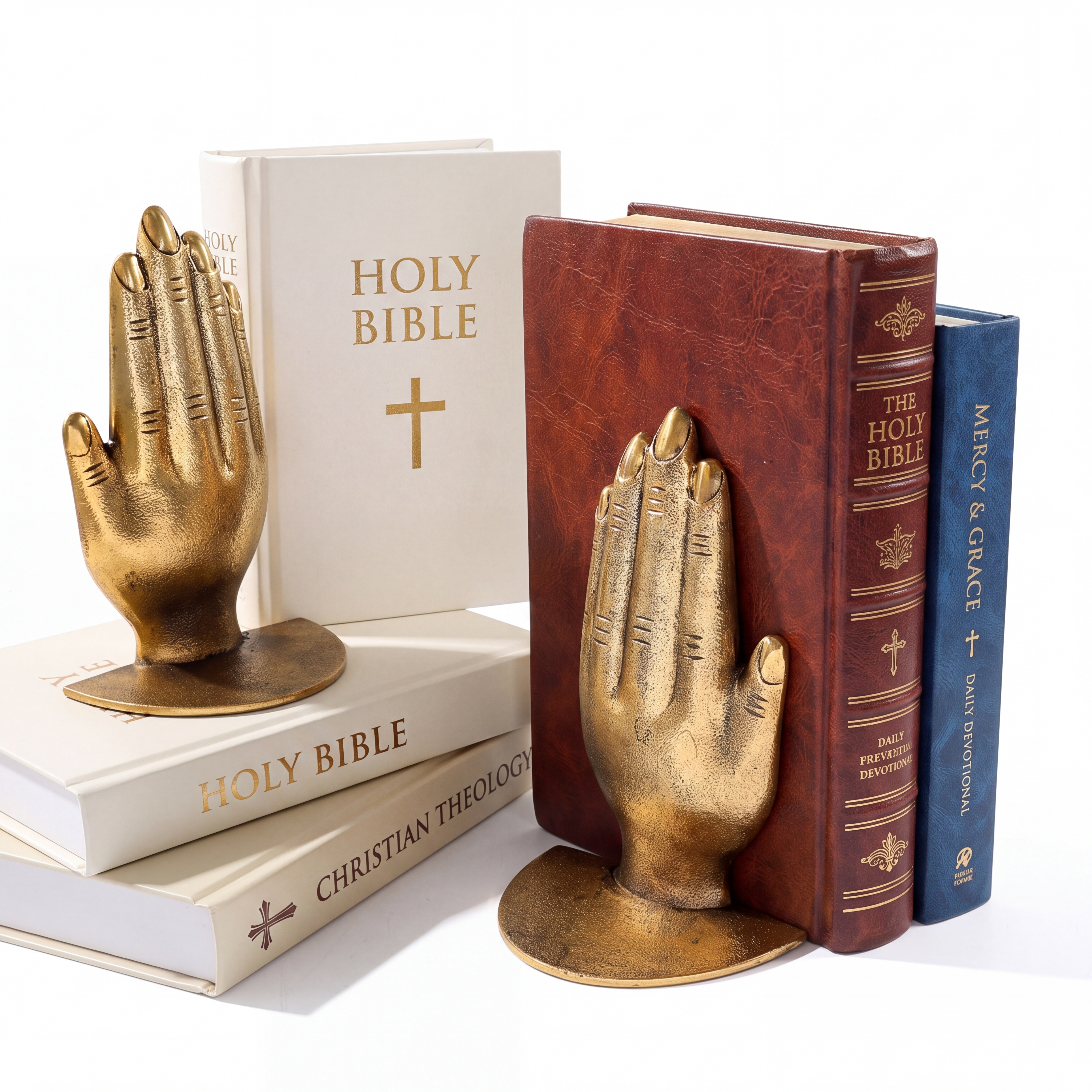 Gilded Grace Bookends