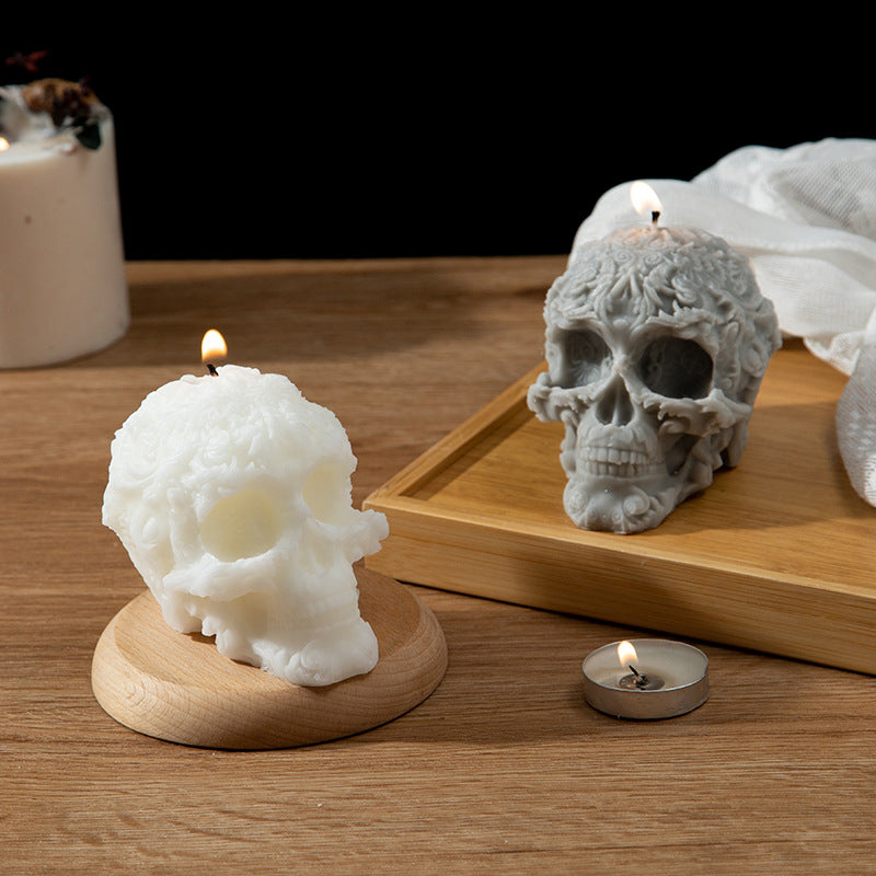 Skull & Bloom Scented Candles(2 Pack)