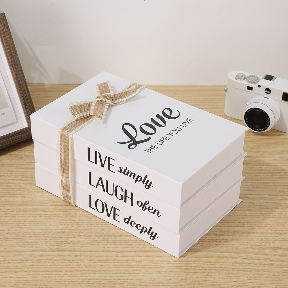 Faux Books Decorative Book Set (Set of 3)