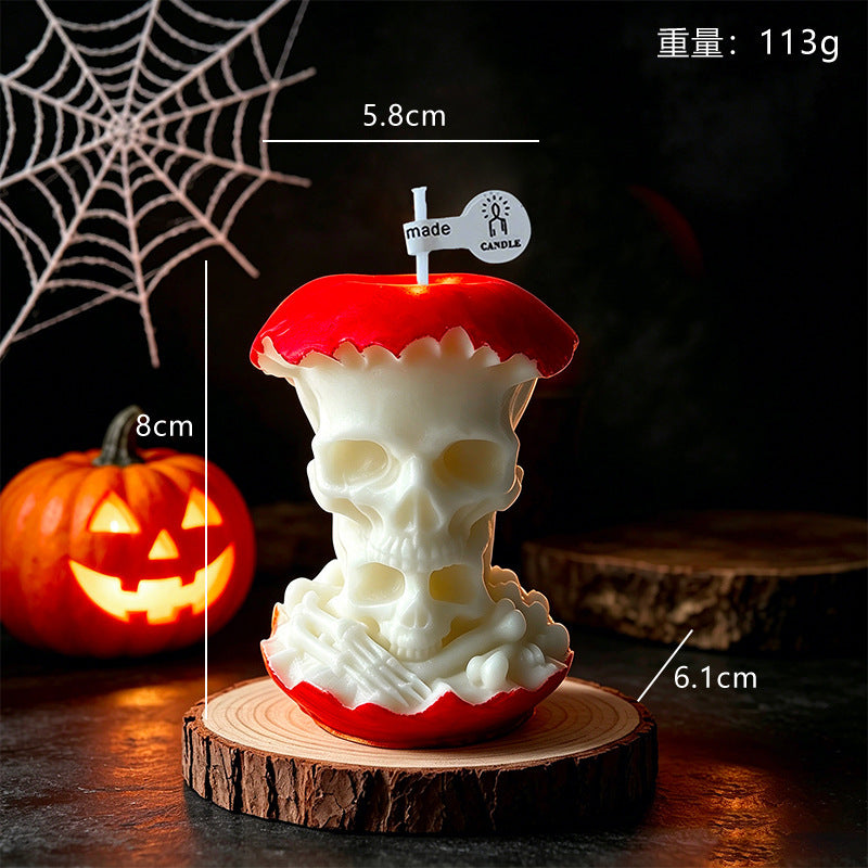 Apple Core Skull Scented Candle(2 Pack)