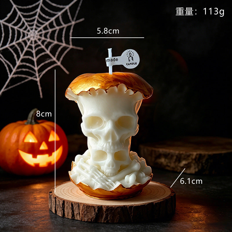 Apple Core Skull Scented Candle(2 Pack)