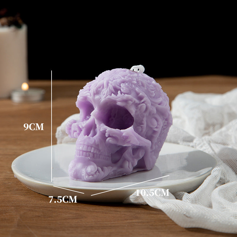 Skull & Bloom Scented Candles(2 Pack)