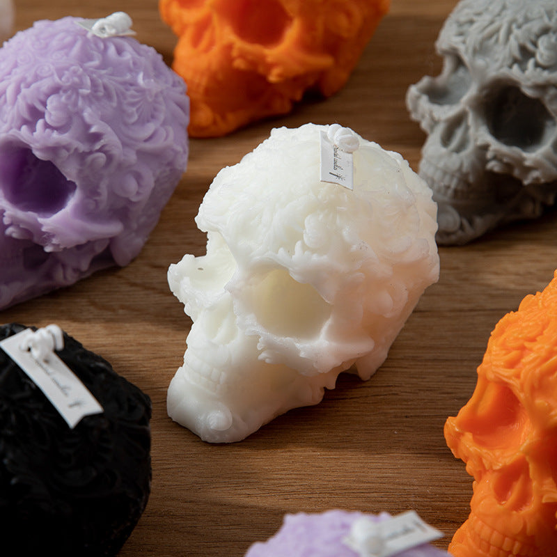 Skull & Bloom Scented Candles(2 Pack)