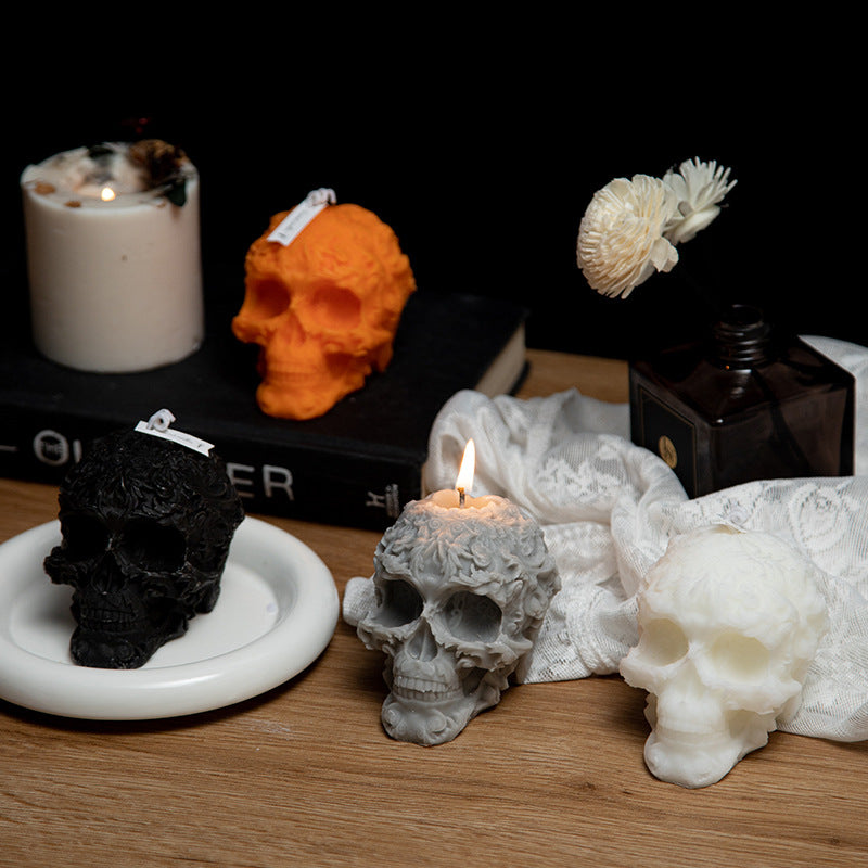 Skull & Bloom Scented Candles(2 Pack)