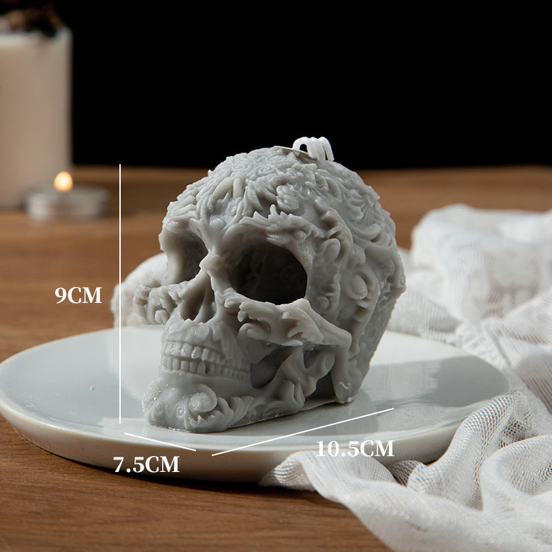 Skull & Bloom Scented Candles(2 Pack)