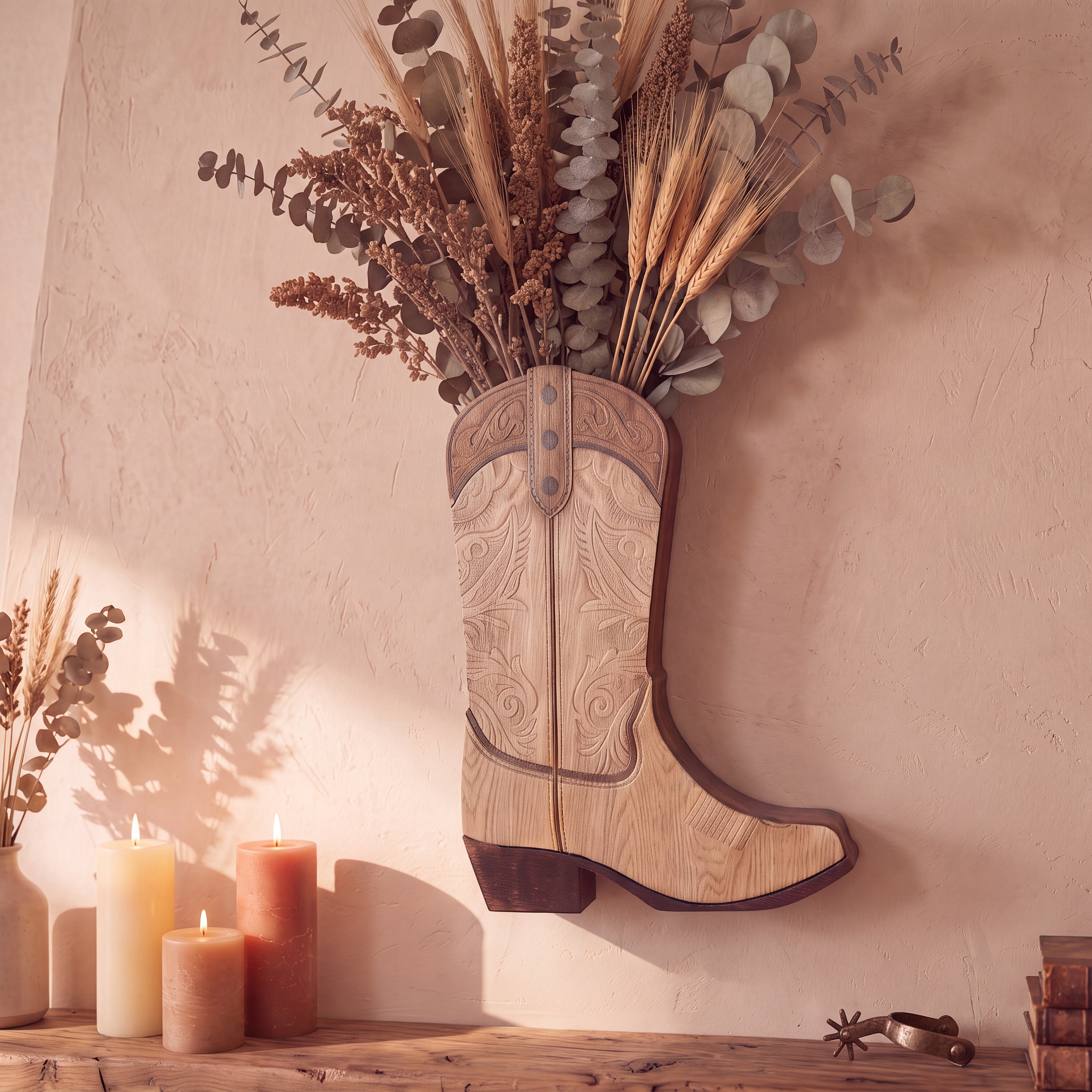 Boots & Blooms Wall Planter