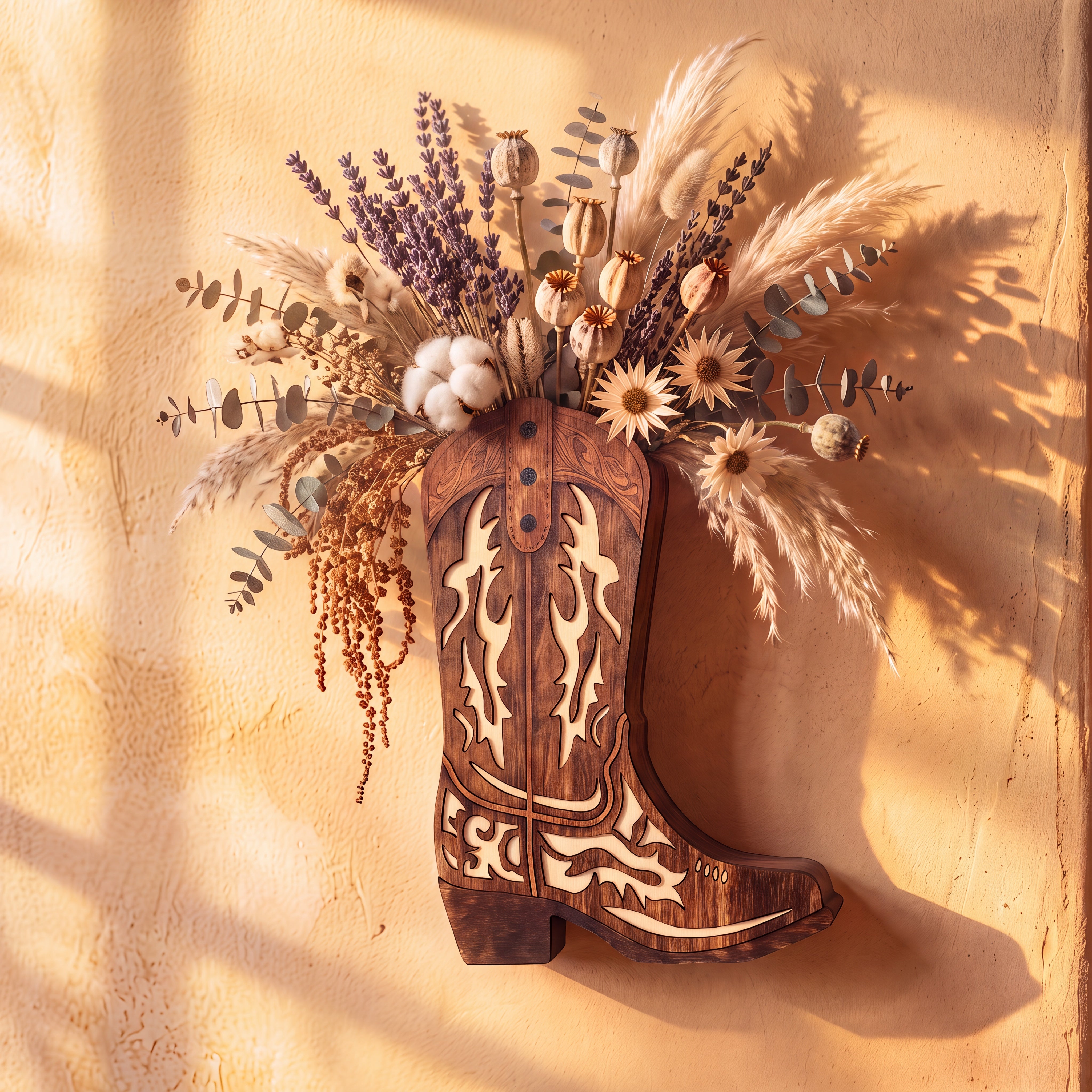 Boots & Blooms Wall Planter