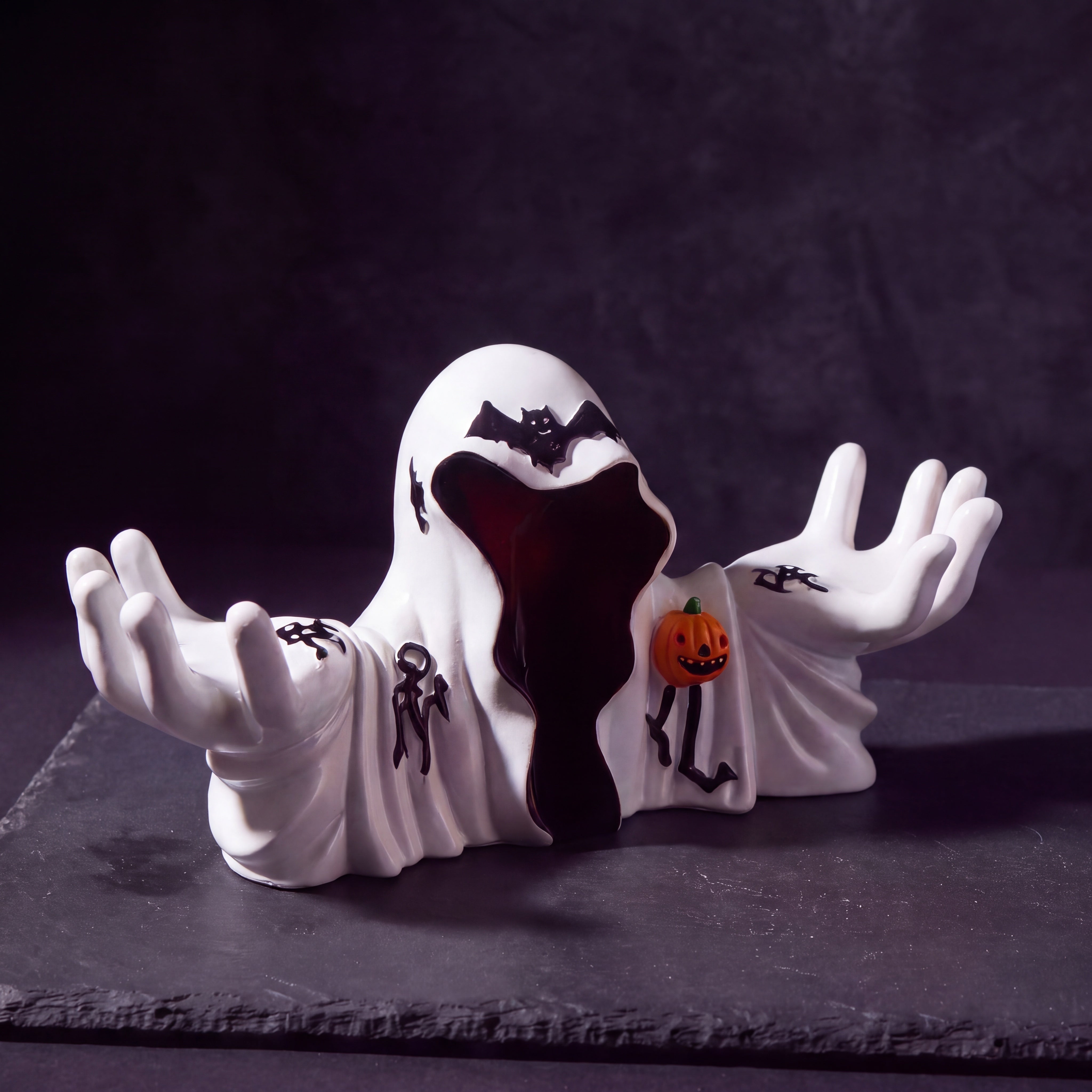 Hooded Reaper Dual Candle Holder