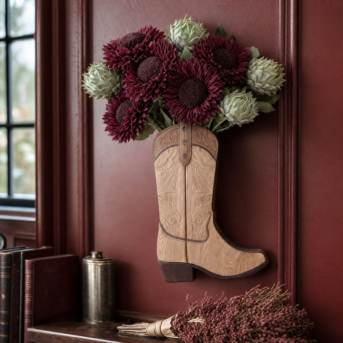 Boots & Blooms Wall Planter