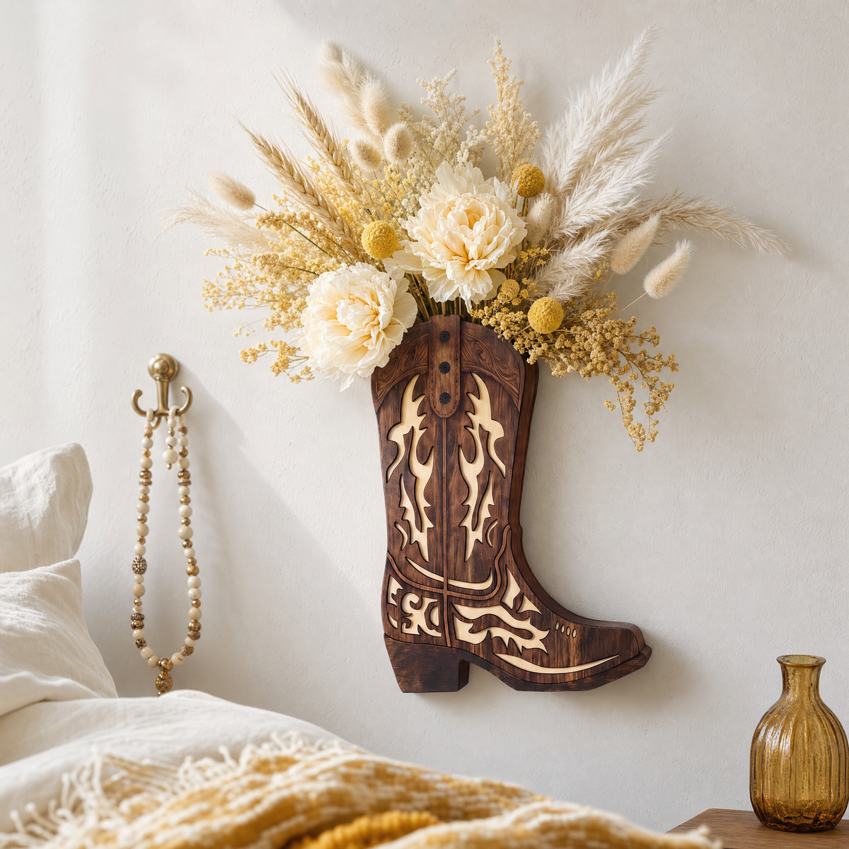 Boots & Blooms Wall Planter