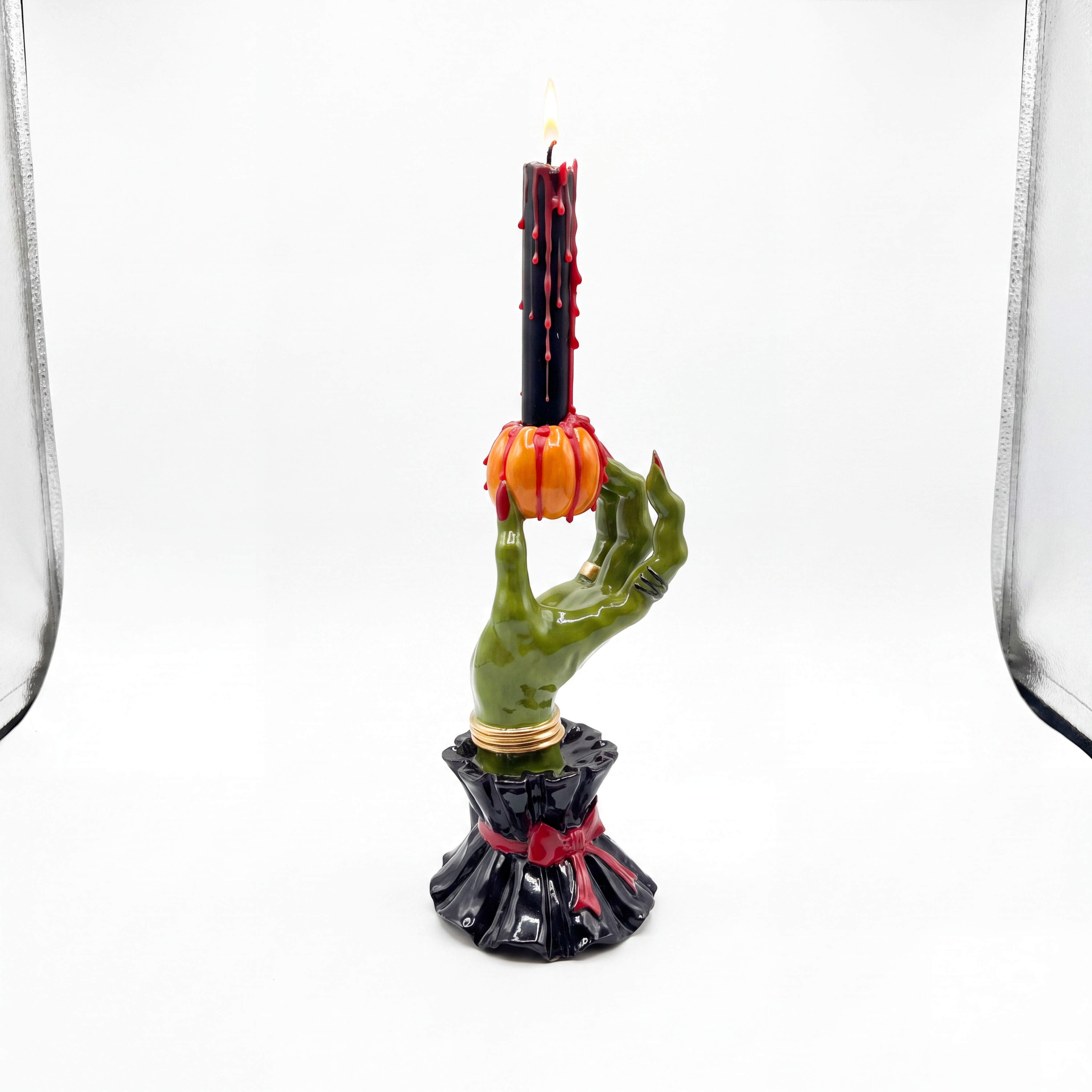 Sorceress Grasp Candlestick Holder (10")