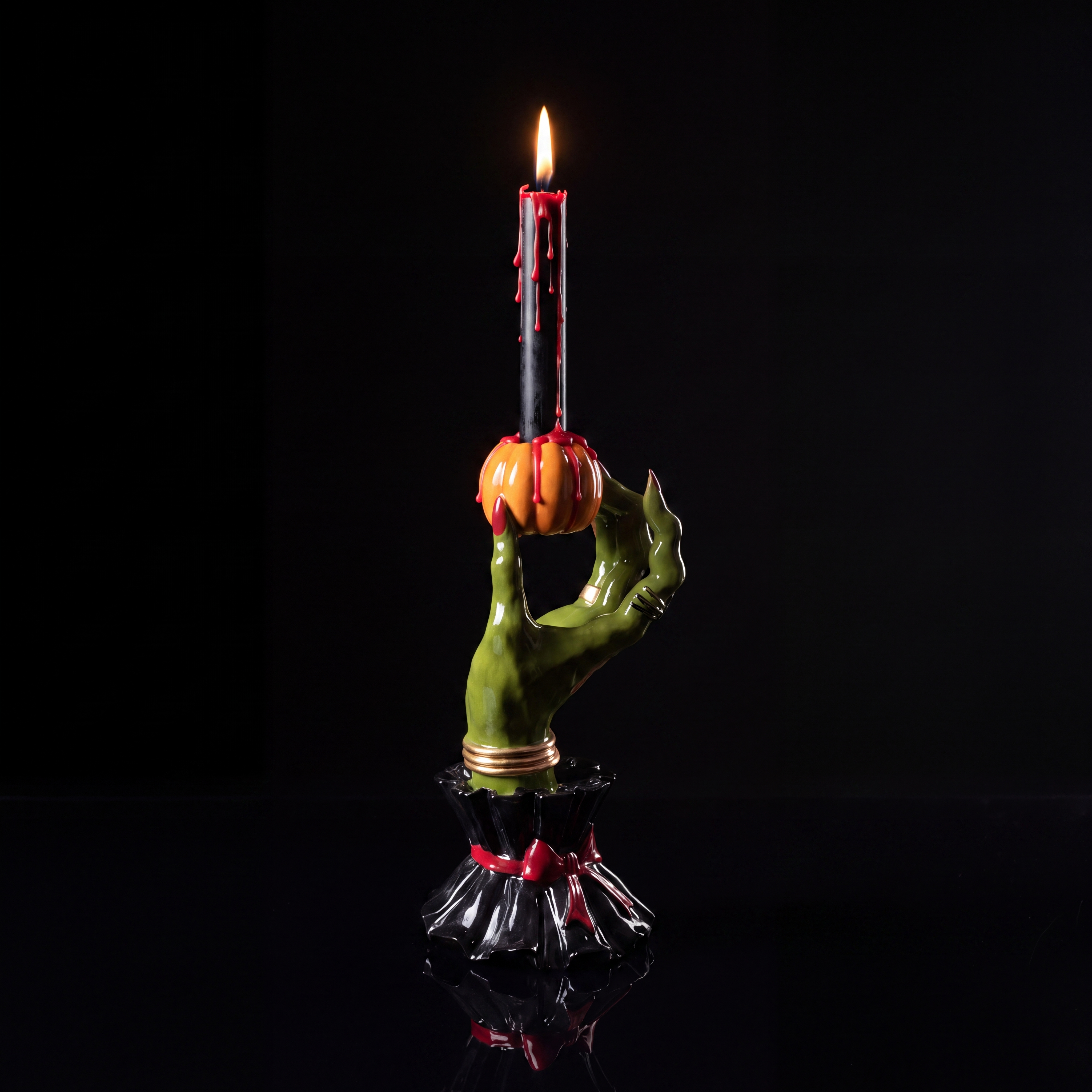 Sorceress Grasp Candlestick Holder (10")