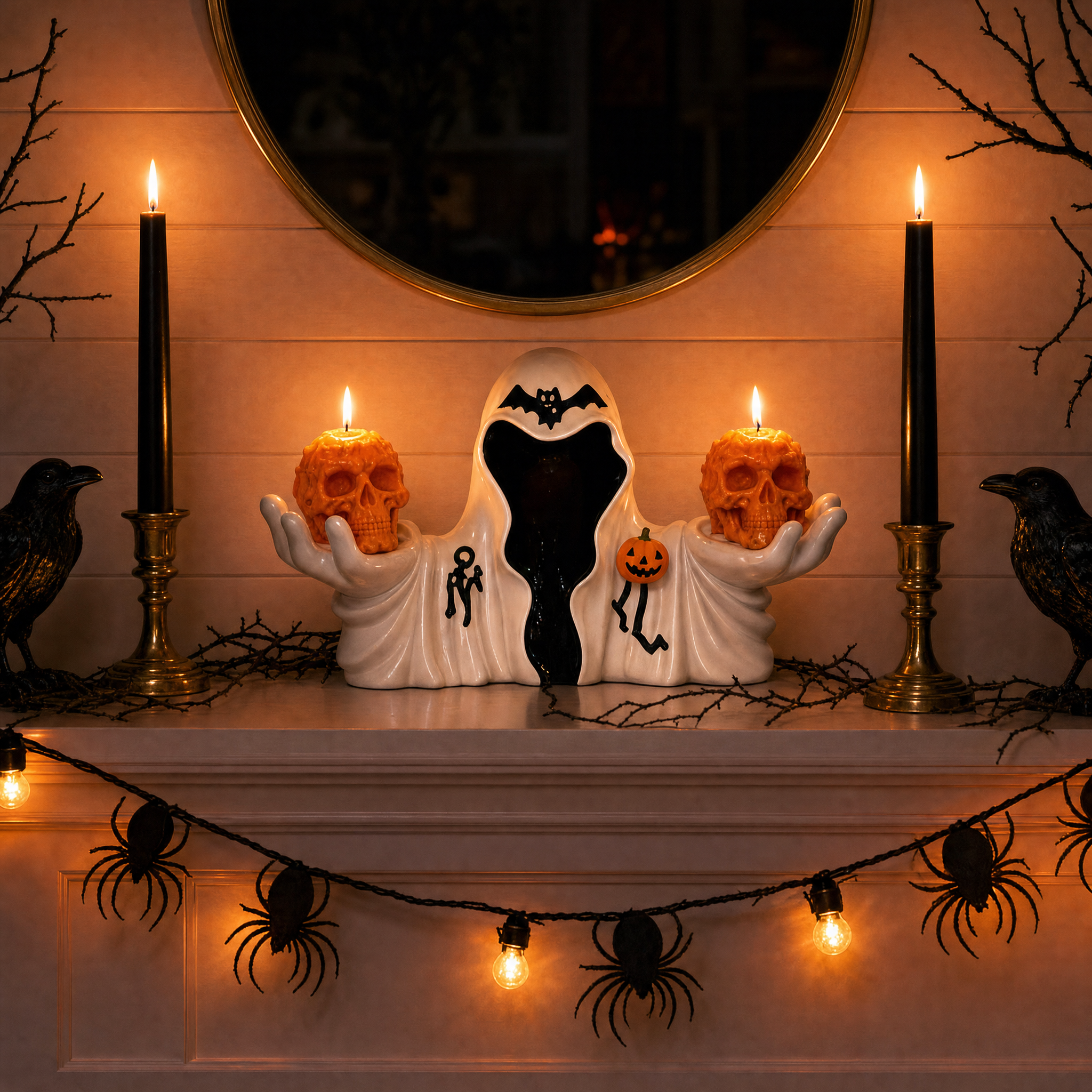 The Big White Machine Candle Holder