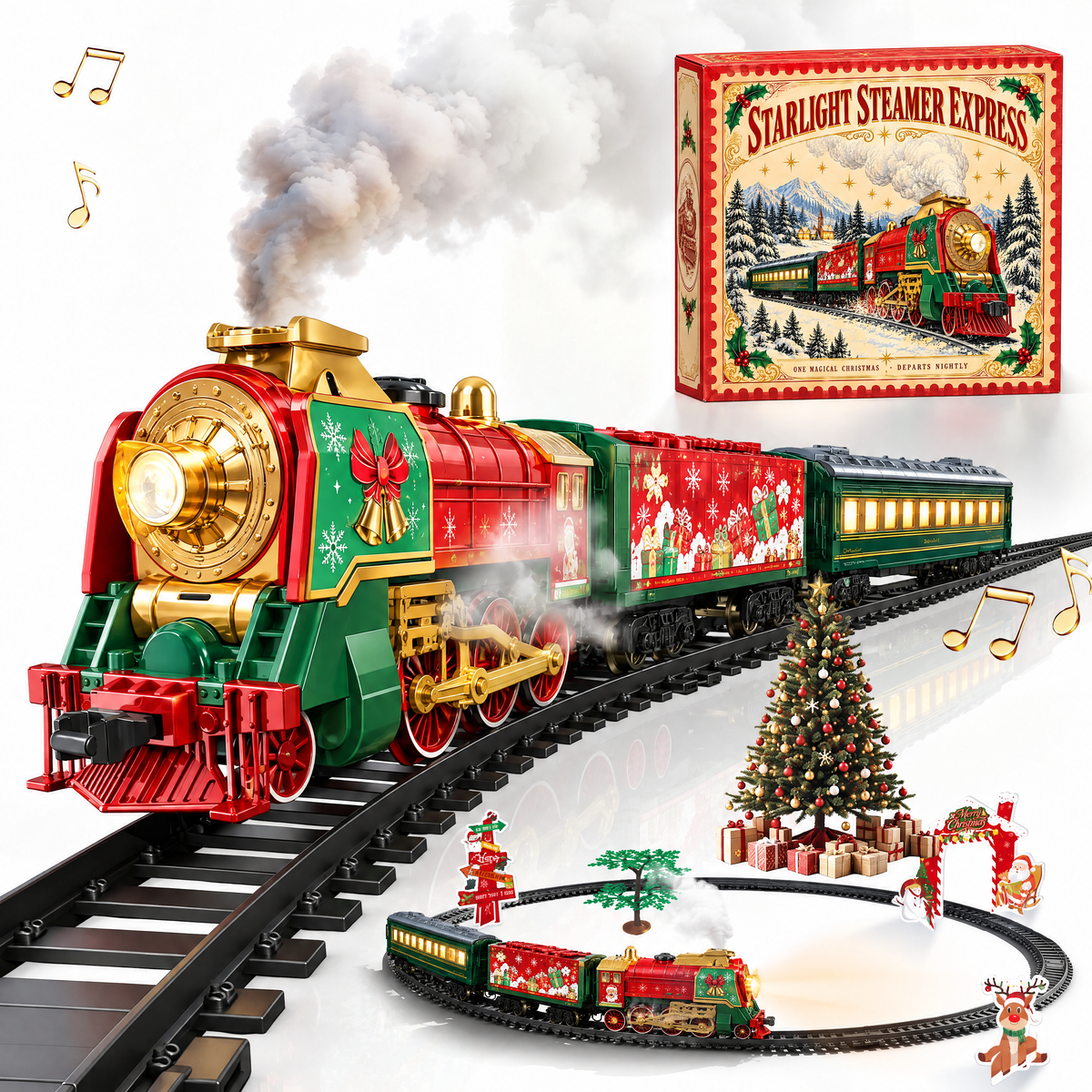 Starlight Steamer Express Train Set