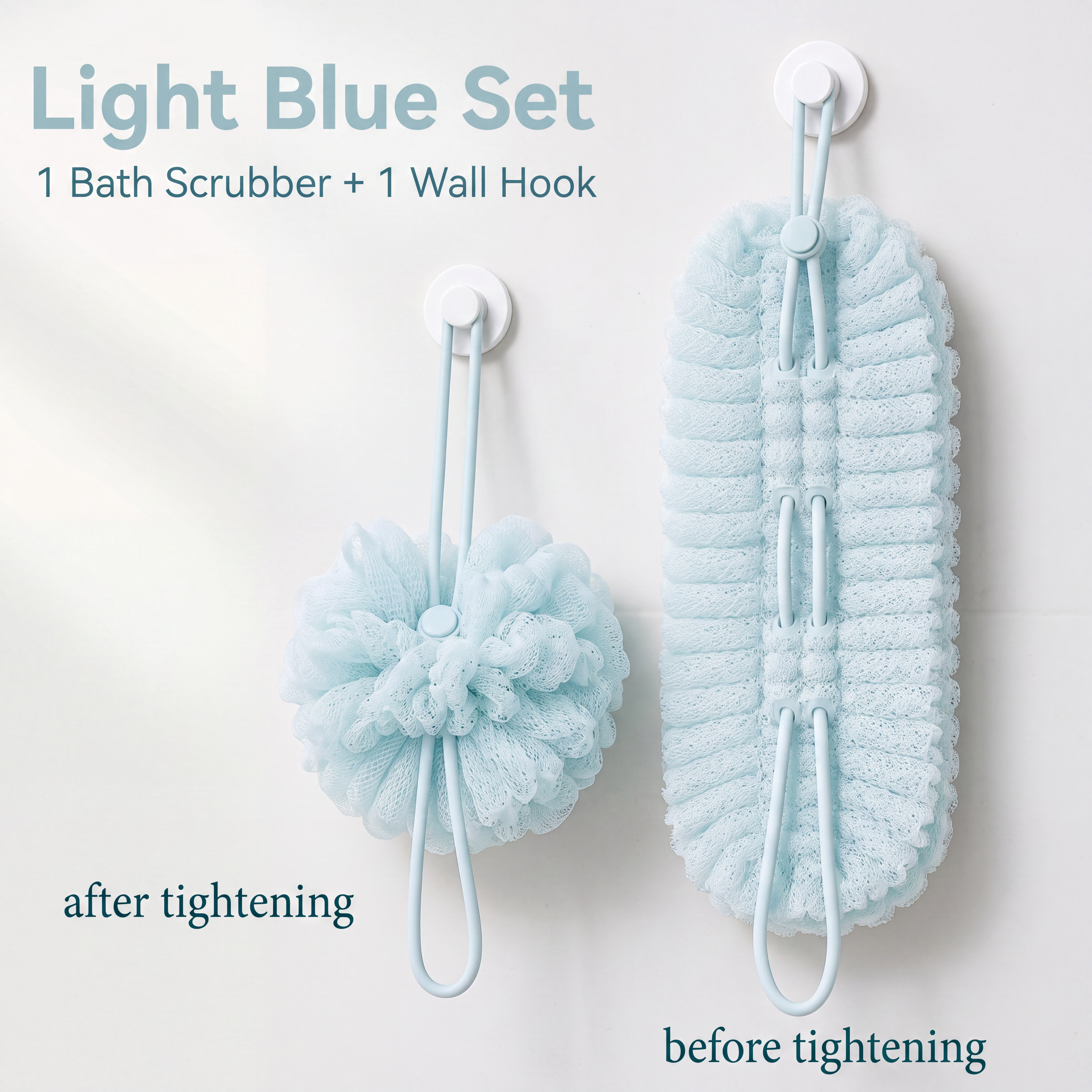 2 in 1 Exfoliating Net Body Scrubber