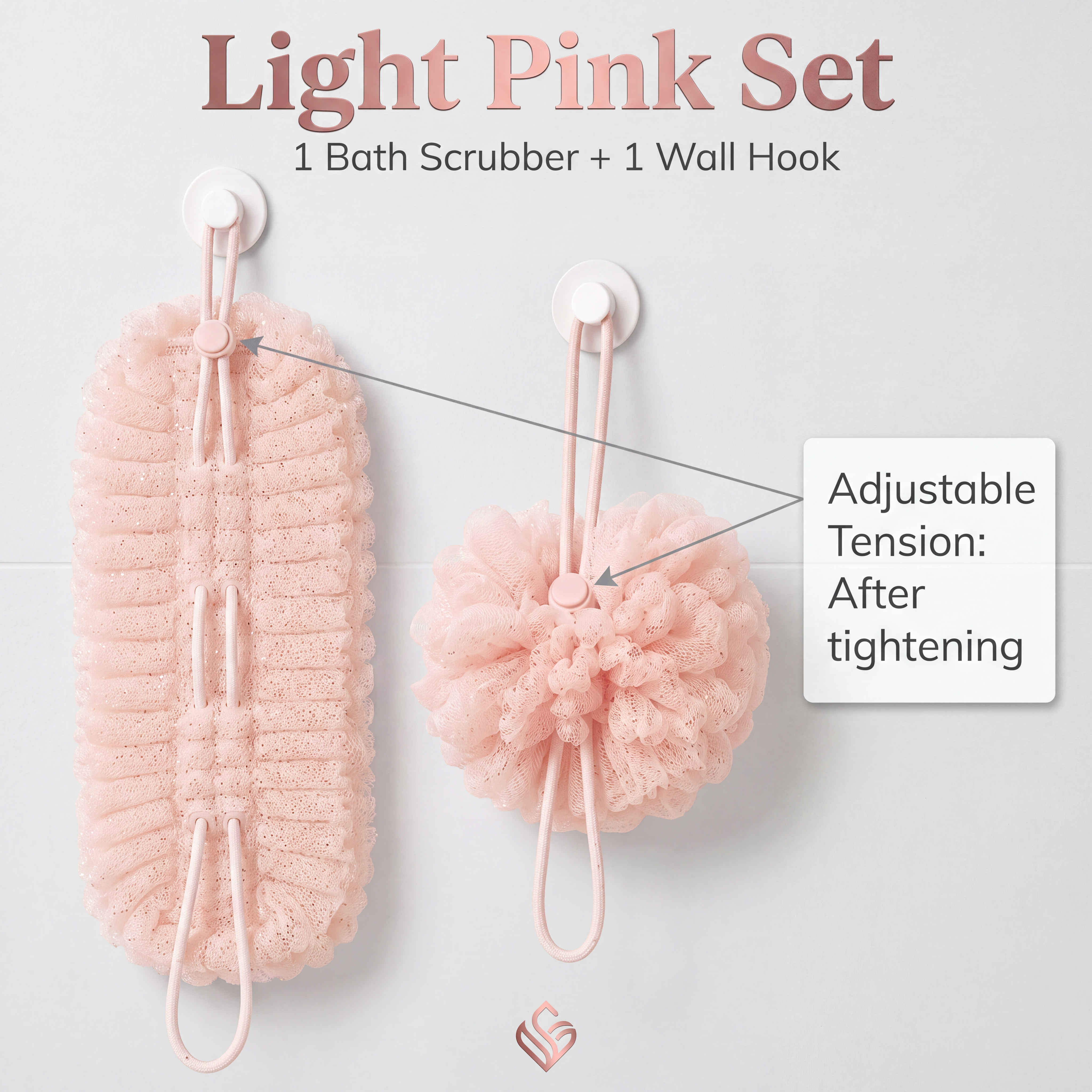 2 in 1 Exfoliating Net Body Scrubber