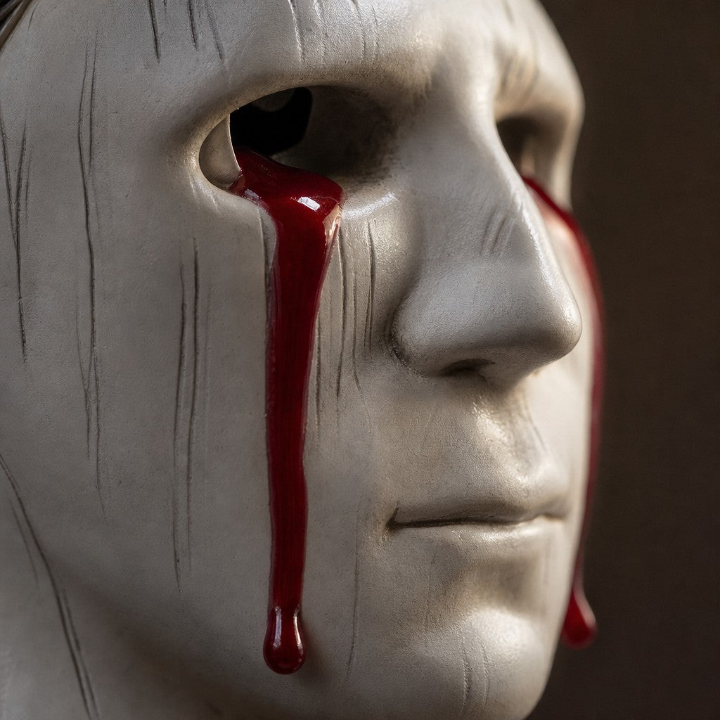 Silent Mike Bleeding Eyes Candle Holder