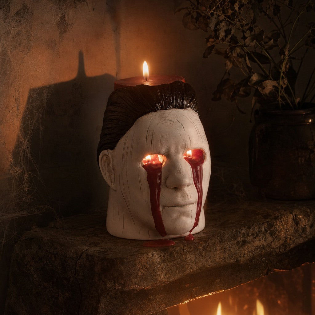 Silent Mike Bleeding Eyes Candle Holder