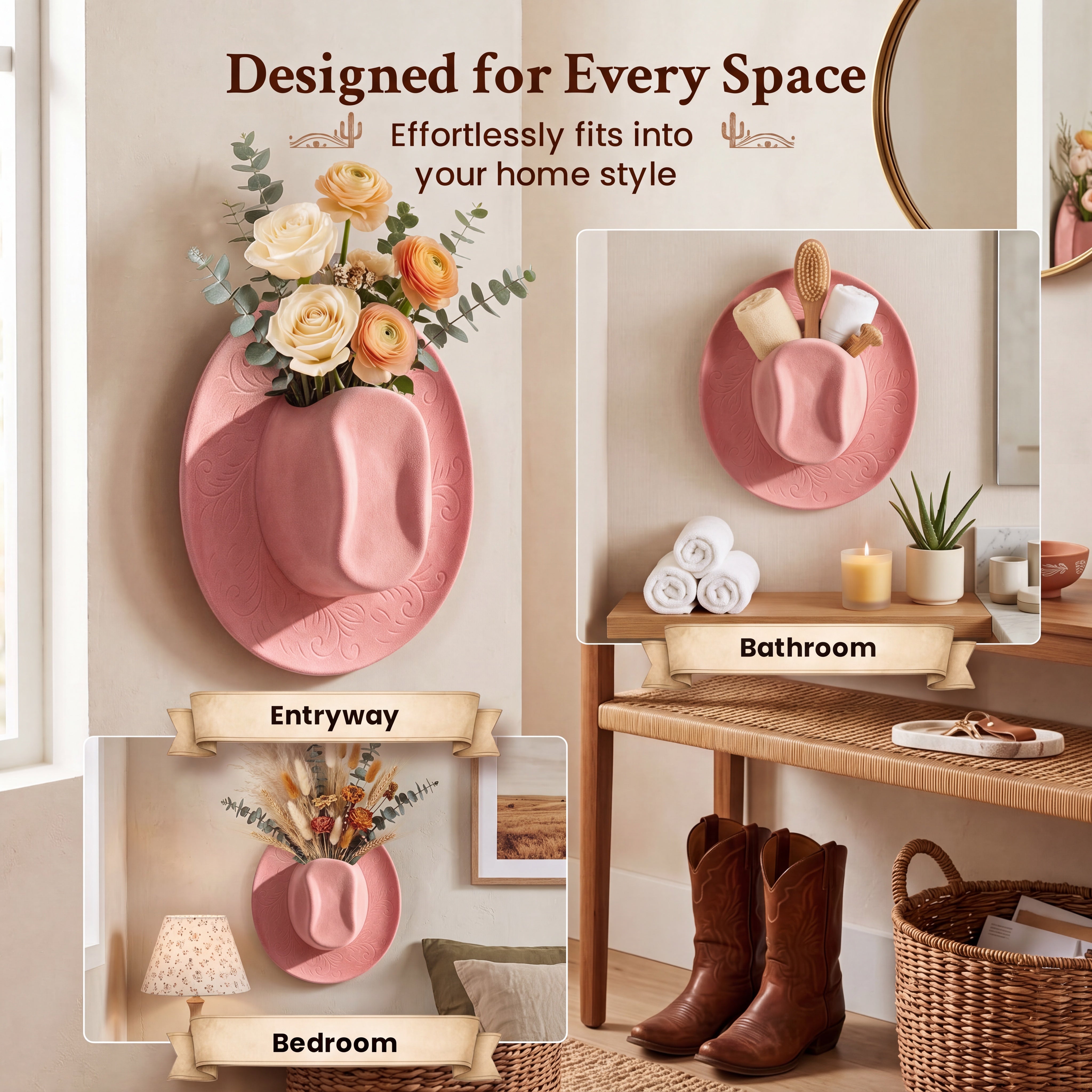 Rodeo Bloom Wall Vase