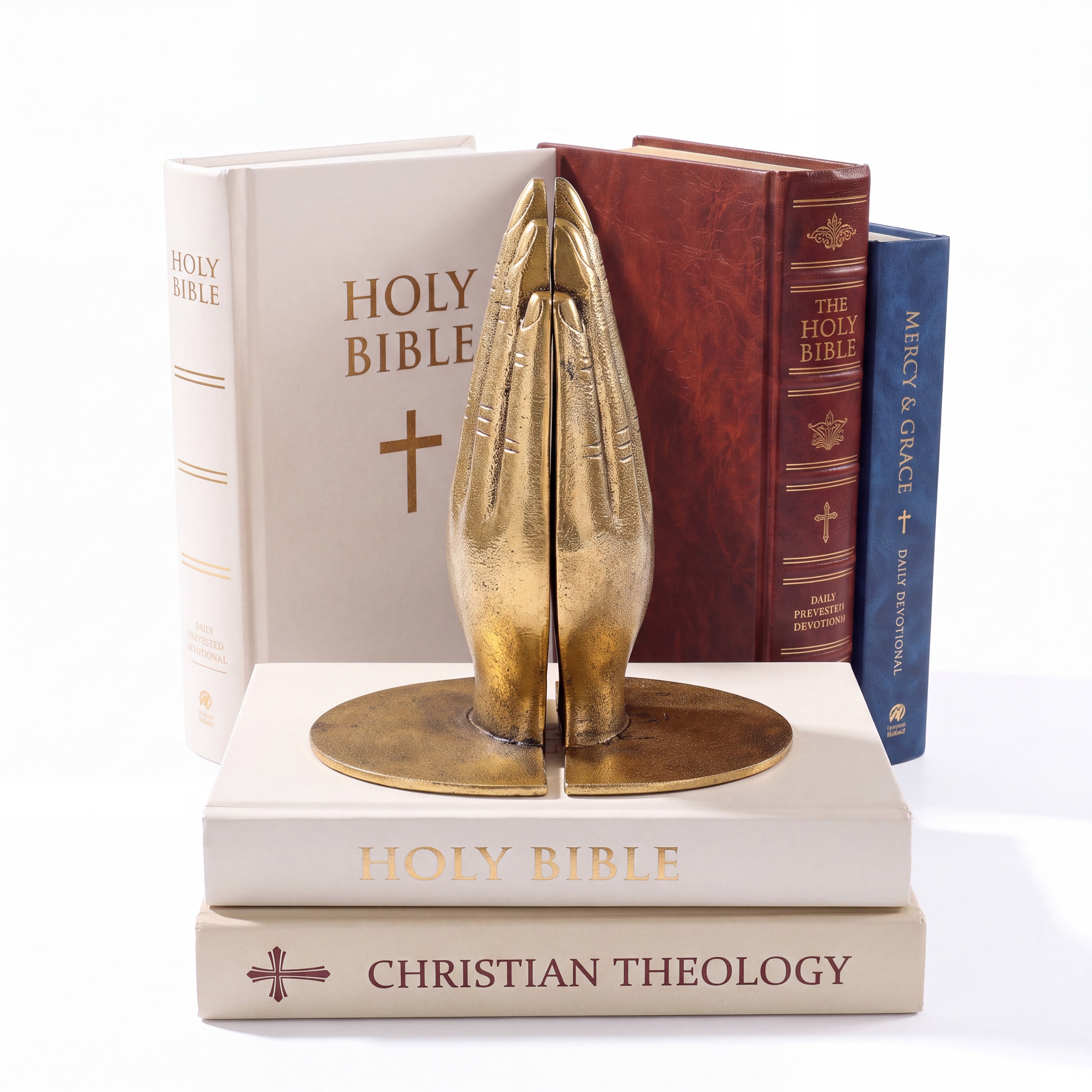 Gilded Grace Bookends