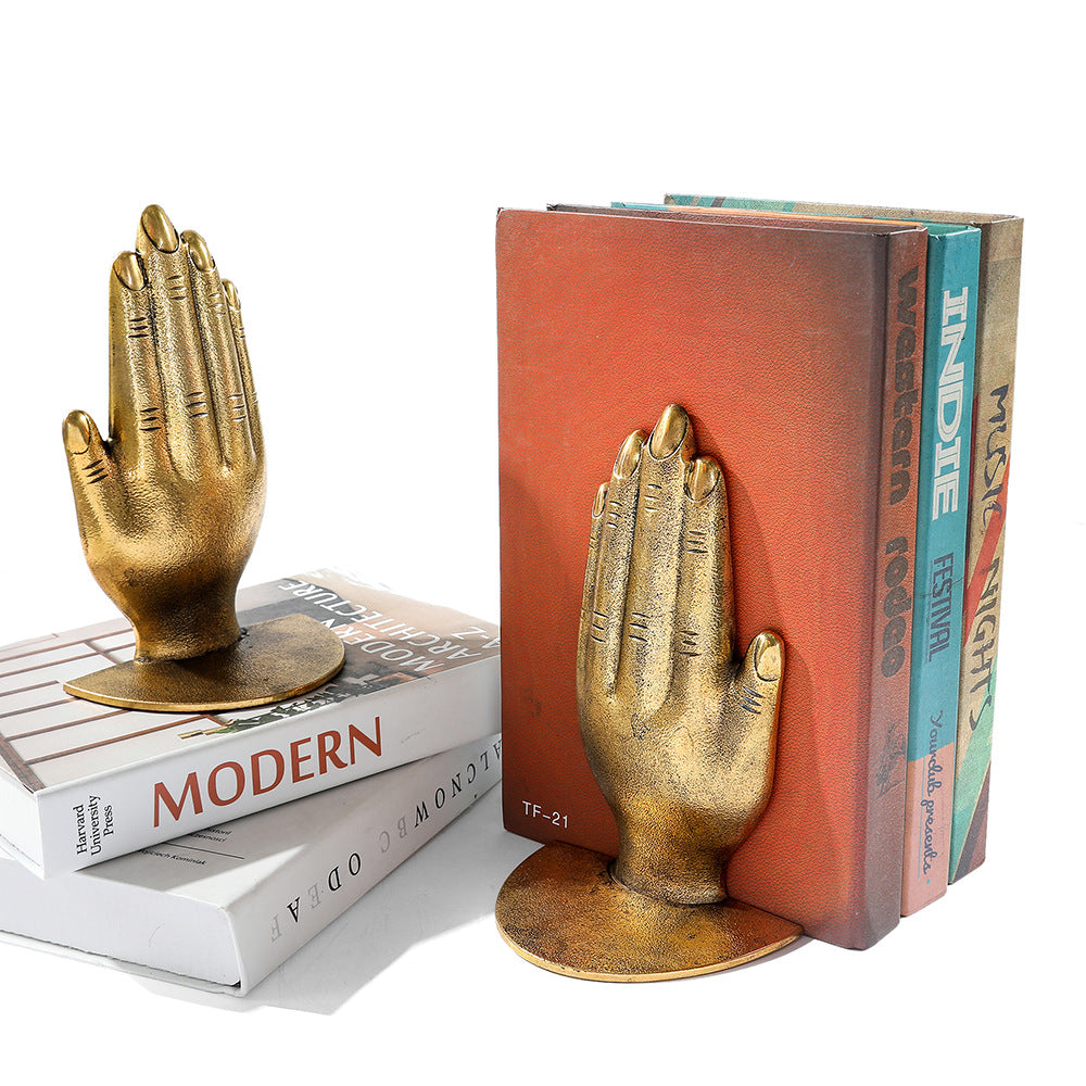 Gilded Grace Bookends