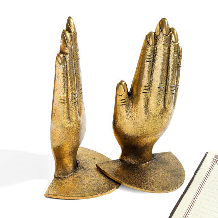 Gilded Grace Bookends